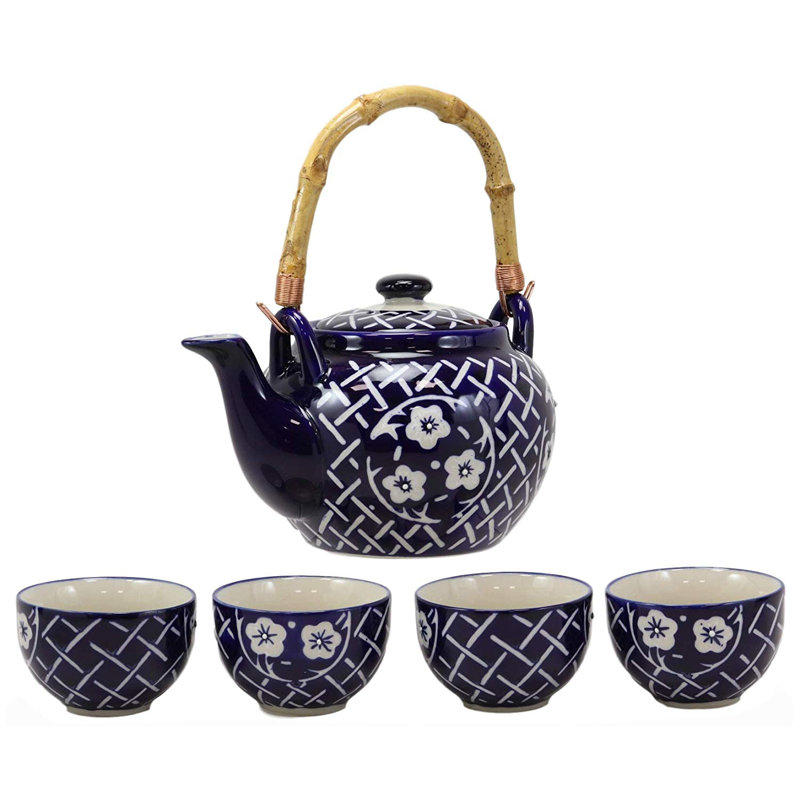 Ensemble de thé en porcelaine pour 4 personnes Fleishman