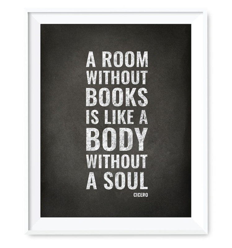 «a room without books», art textuel