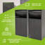 Enceinte de service de poubelle 40 gallons-87104102