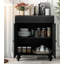 Armoire d'appoint Art avec 2 portes, armoire buffet avec rangement, armoire de rangement décorative patinée avec motif en relief pour le salon de la salle à manger