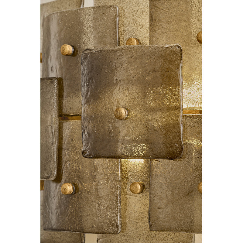 Jacik Wall Sconce, Patina Gold Leaf