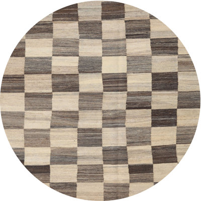 Tapis abstrait beige / olive