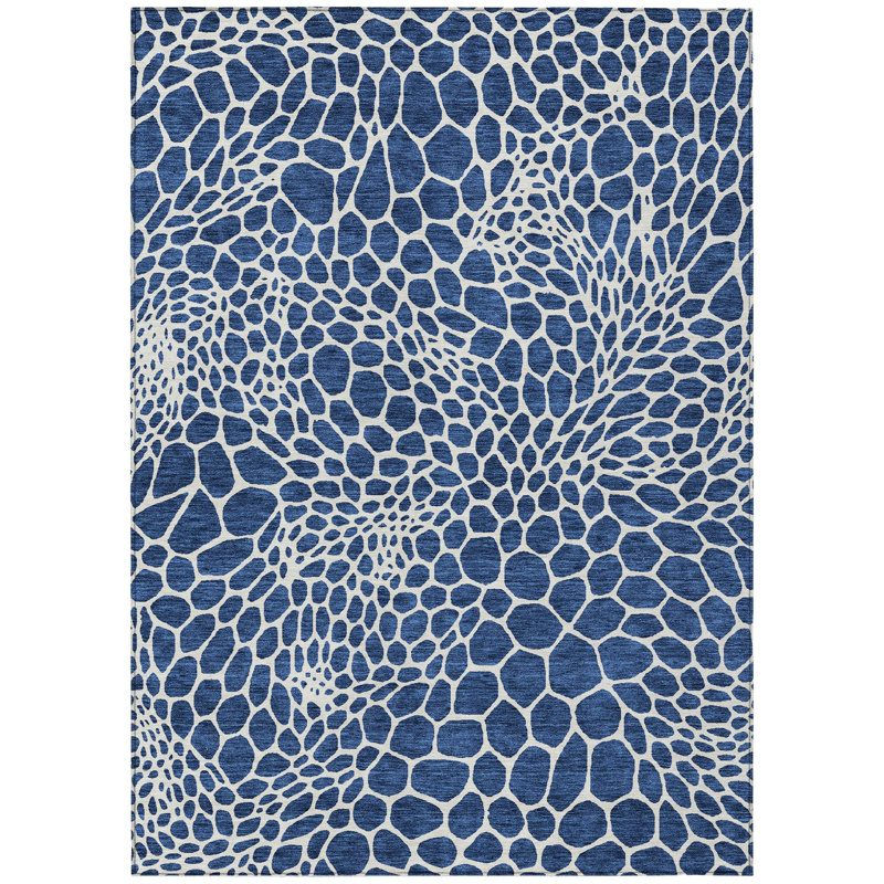 Colwart Geometric Indoor / Outdoor Rug, Rectangle 10' x 14'