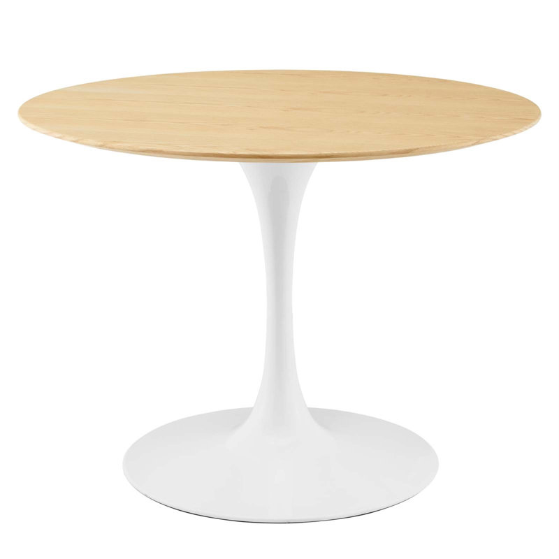 Silver Orchid Fein Oval Dining Table, Black, 60" W x 60" L, Walnut