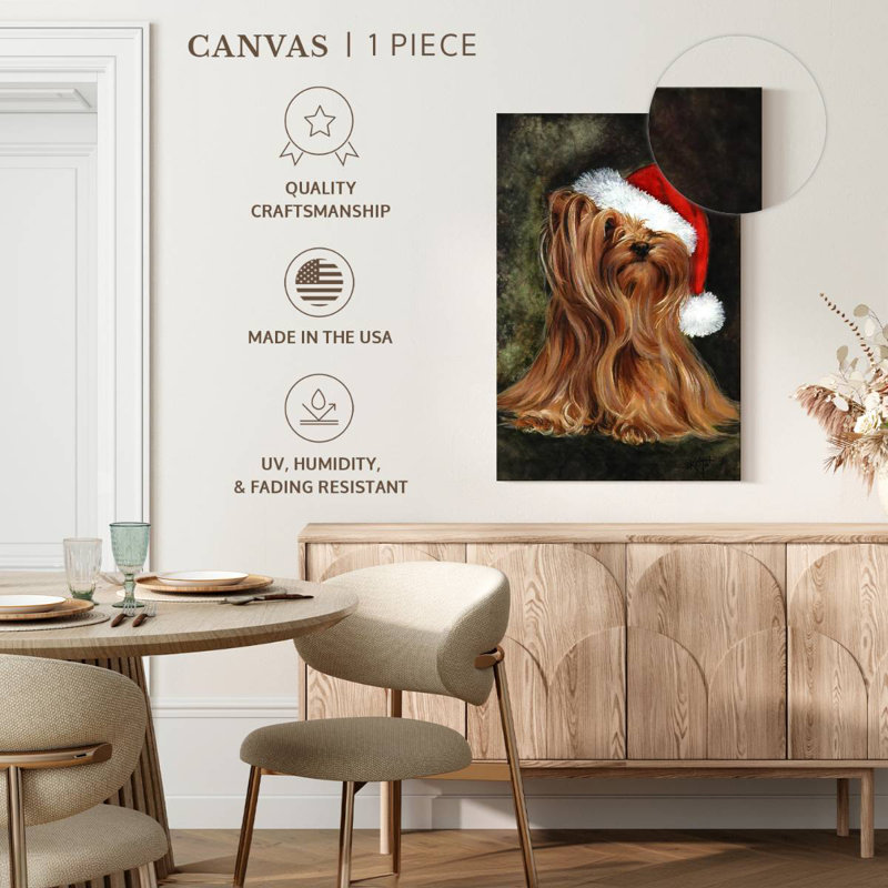 Noel Yorkshire Terrier, 24" H x 16" W