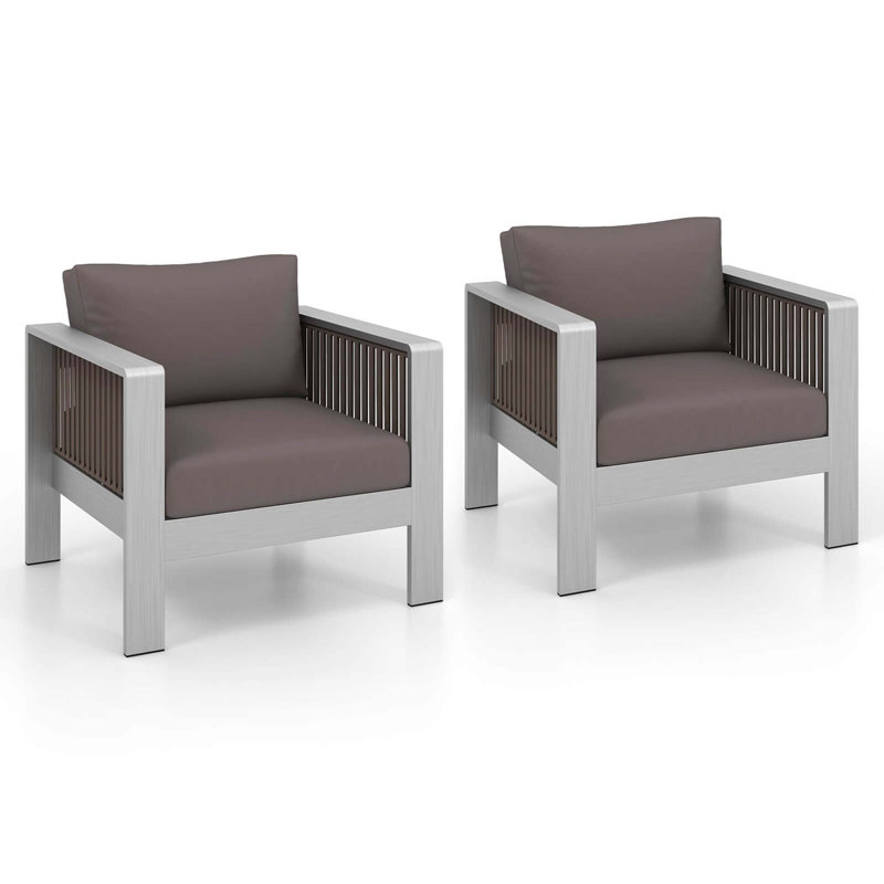 Helgo Metal Outdoor Lounge Chair