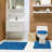 Gorete Polypropylene Non-Slip Bath Rug Set-264881312