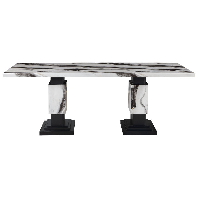 Stacey Zebra White/Dining Table
