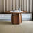 Round Solid Wood Dining Tables with Turntable-1600721109