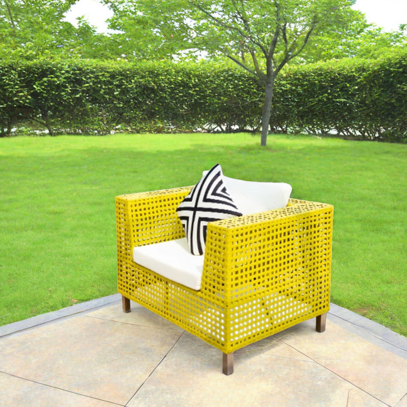 Chaise d'extérieur en rotin pour l'extérieur