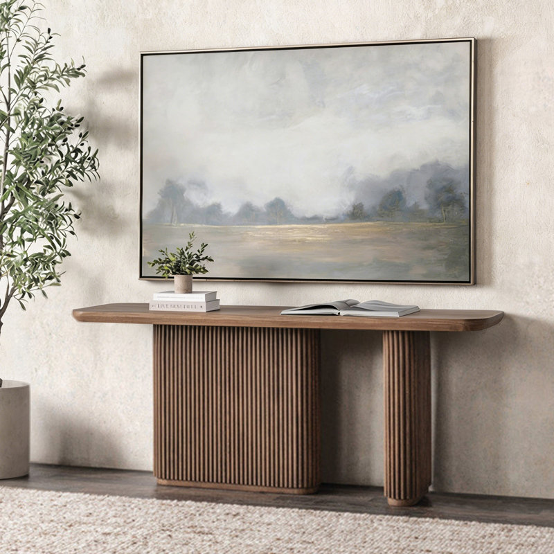 Console simple de style chinois, H 31,5 po x l 63 po x P 15,7 po