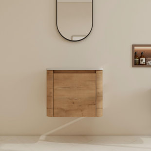 24" Wall-Mounted Single Bathroom Vanity  Base