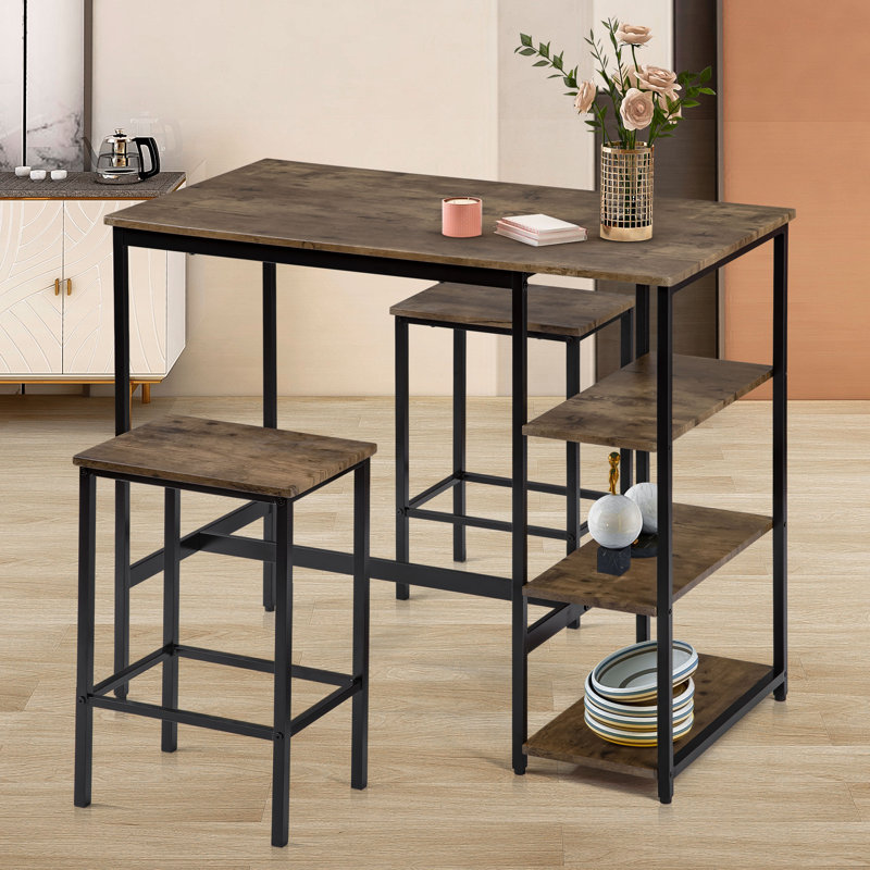 Greggs Dining Set, Dark Brown