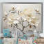 Fleur de magnolia beige et vert - art mural Magnolias-1634303763-1634303757