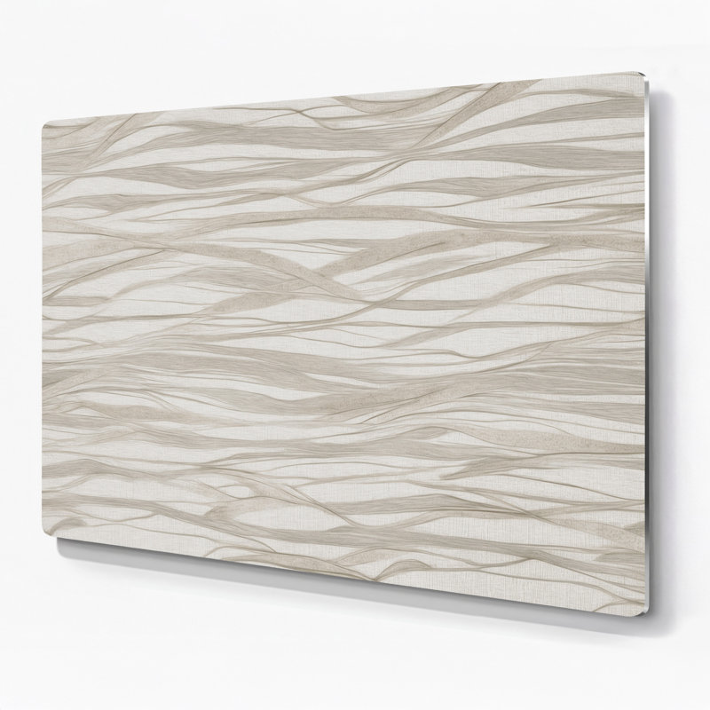 Minimalisme 19, art mural gris en métal, H 11 po x l 14 po