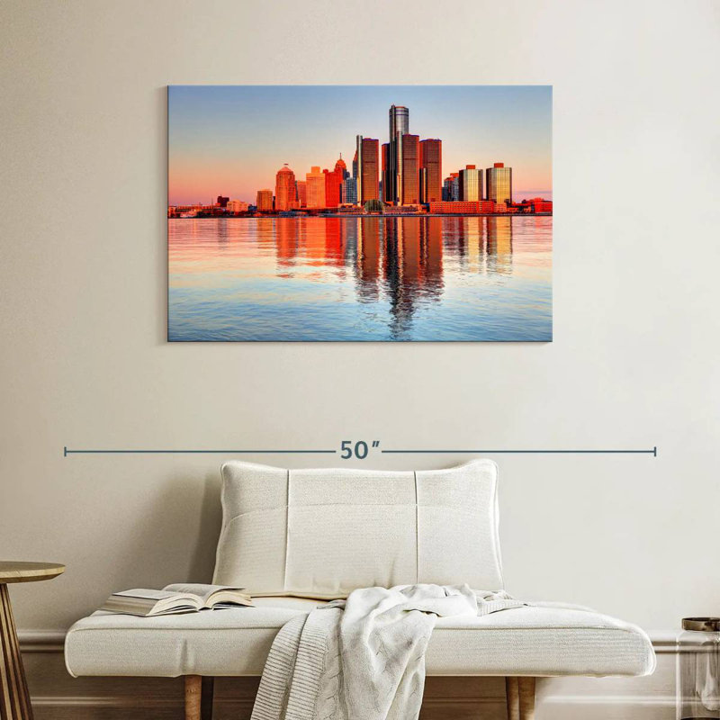 Nicci Michigan - coucher de soleil, H 26 po x l 39 po