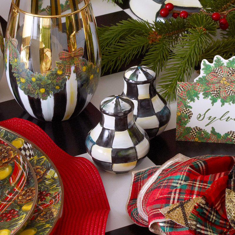 Courtly Check® Salt & Pepper Shakers
