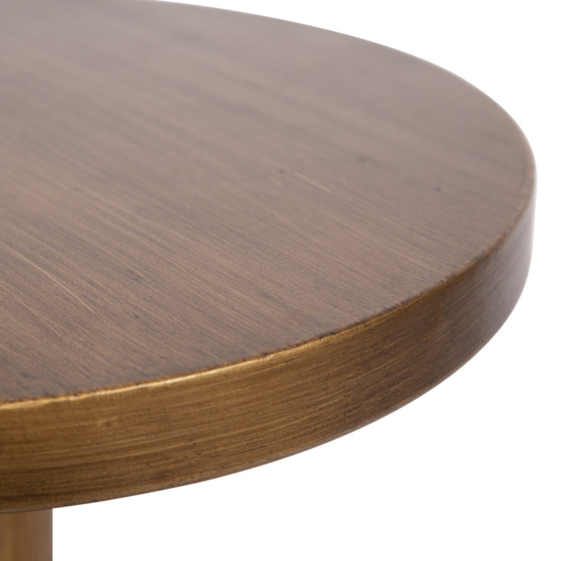 Table de bout haute 26 po Stratton, Or