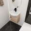 Petit meuble-lavabo de 18 pouces avec lavabo en céramique
