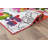 Florentia Floral Tufted Orange/Pink/Ivory Non-Slip Rubberback Area Rug-879100134