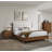 E.King Bed, Walnut/Beige-936367496