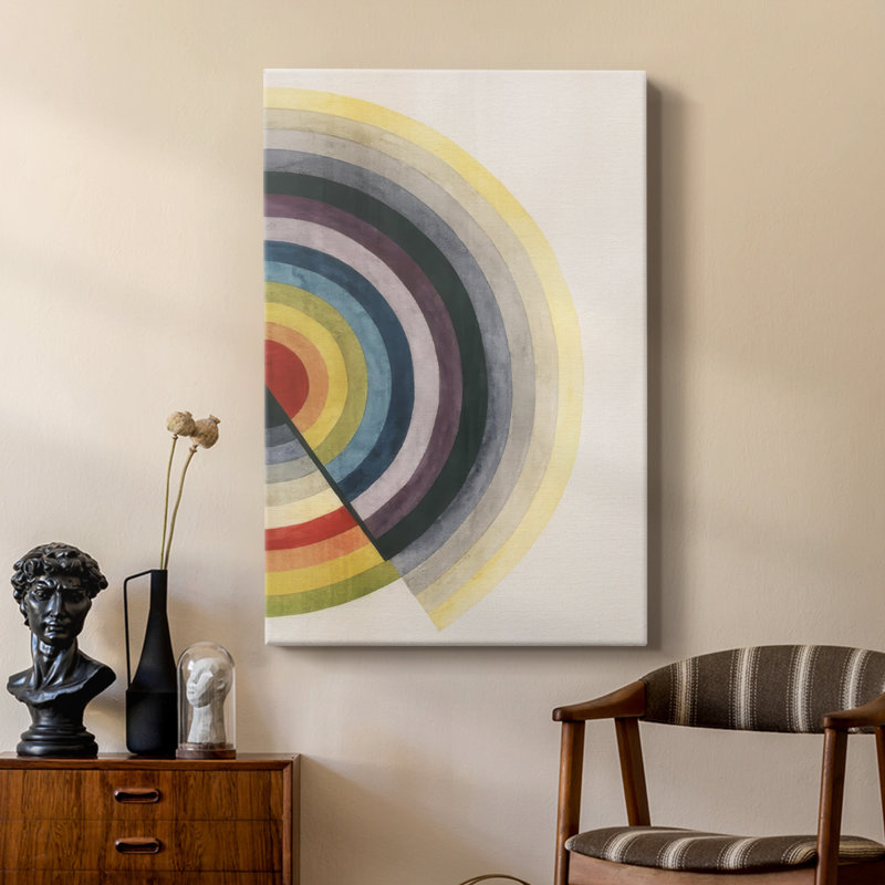 Rainbow Core Diptych II - galerie sur mesure Cavas, H 12 po x l 8 po