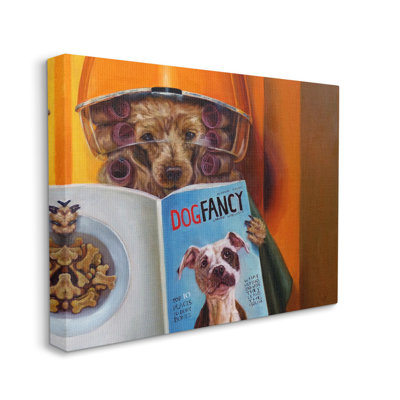 " Glam Hair Salon Dog Perm Hairstyle Magazine " by Lucia Heffernan