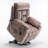 Recliners for Adults, Oversize 26in Wide Power Lift Chair with Massage &amp; Heating | Velvet | Walnut Brown-2065416092