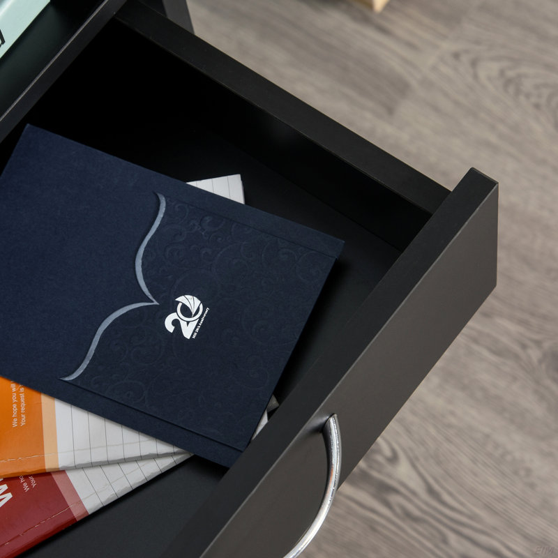 Organisateur de rangement mobile avec tiroir et armoire, support d'imprimante avec roulettes, noir (armoire)