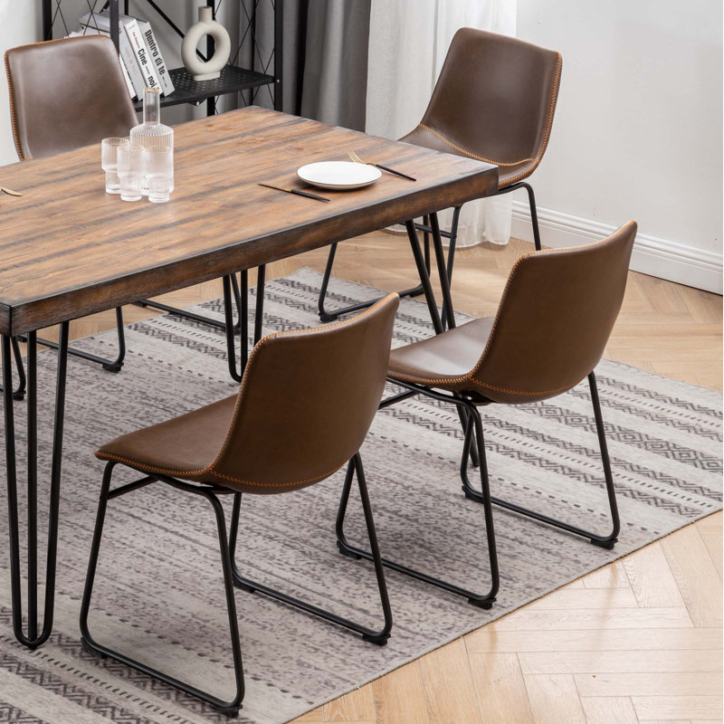 Ensemble repas industriel 7 pièces, Brun