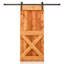 Porte de grange à panneaux et en bois avec quincaillerie d'installation-87953019-87953033-87953085