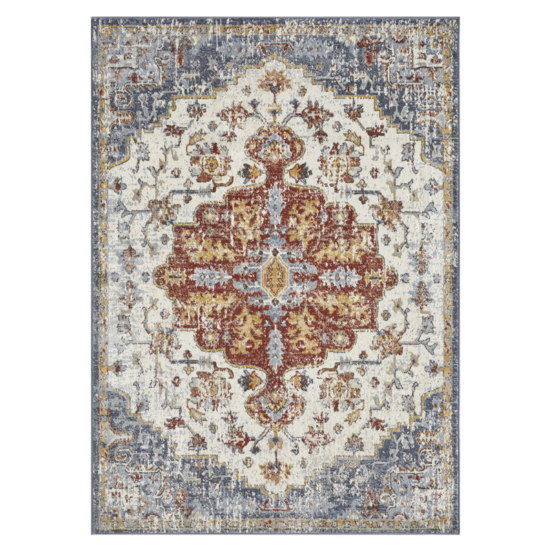 Oriental Indoor Rug, Rectangle 9'10" x 12'10"
