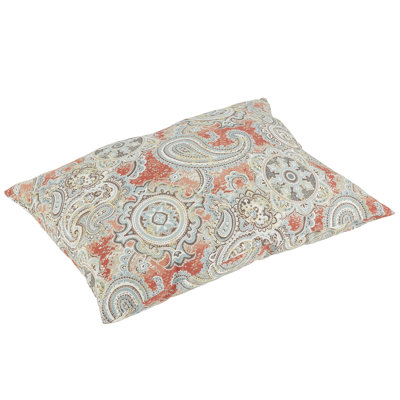 Handley Paisley Outdoor Reversible Throw Pillow