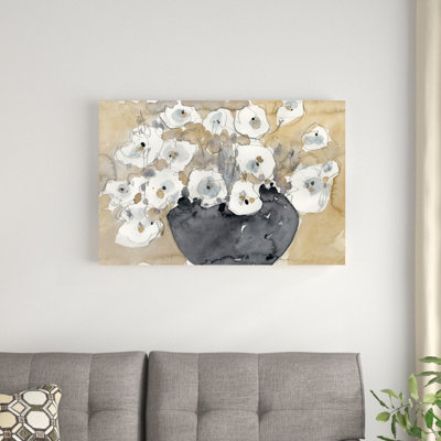 Une autre fleur blanche II par Samuel Dixon - Peinture