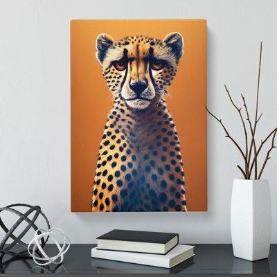 Cheetah Bauhaus - Wrapped Canvas
