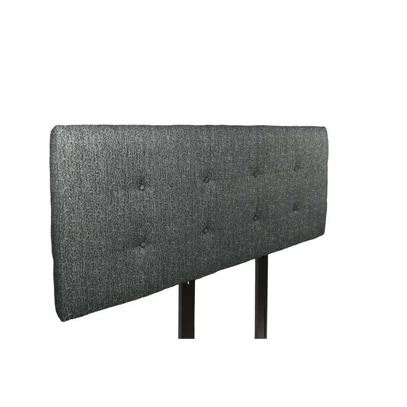 Tête de lit tapissier Kwok, Grand, Anthracite