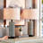Josanna 23" Touch Control  Bedside Table Lamp Set with USB Ports, Bulbs