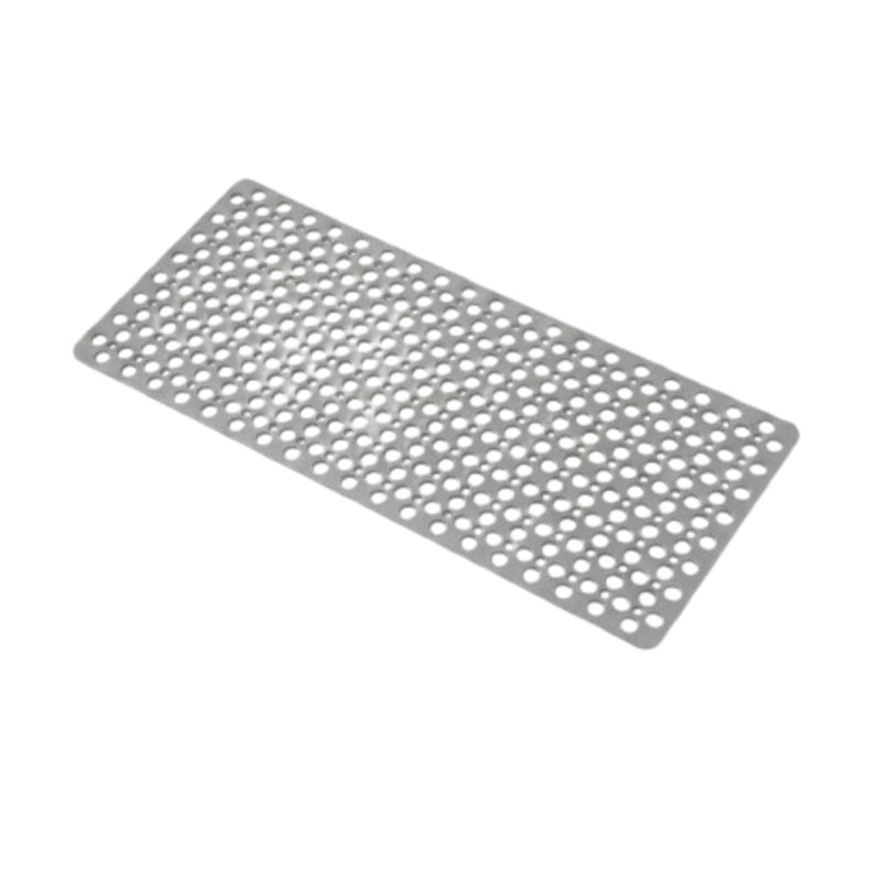 Tapis de bain antidérapant Tpe gris clair 30 po x 17 po