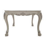 Krystalia Dining Table in Bone White