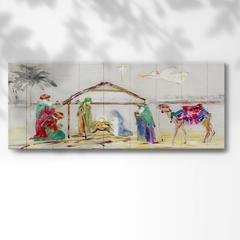 " Nativity ", 20" H x 50" W x 1.5" D