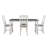 Eltingville 4-Person Solid and Manufactured Wood Dining Set-19829057