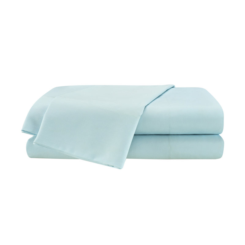 Cotton Blend Sheet Set, Aqua, Twin XL