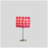 Everitt 18.25" Roses in Bloom Acrylic / Metal Table Lamp-1951748631