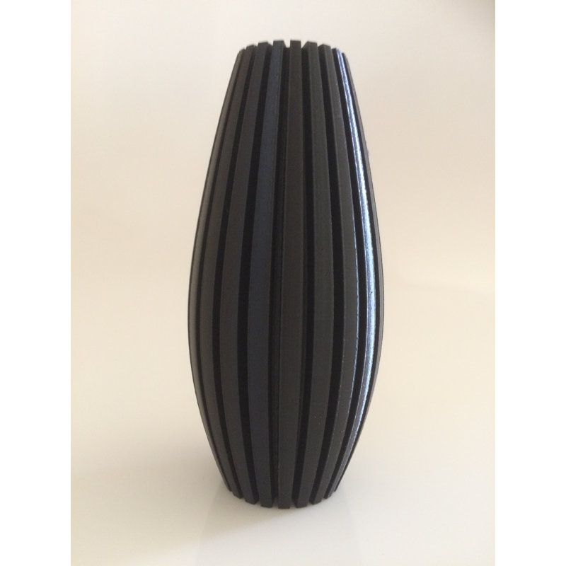 Geoffroy Handmade Table Vase, Black