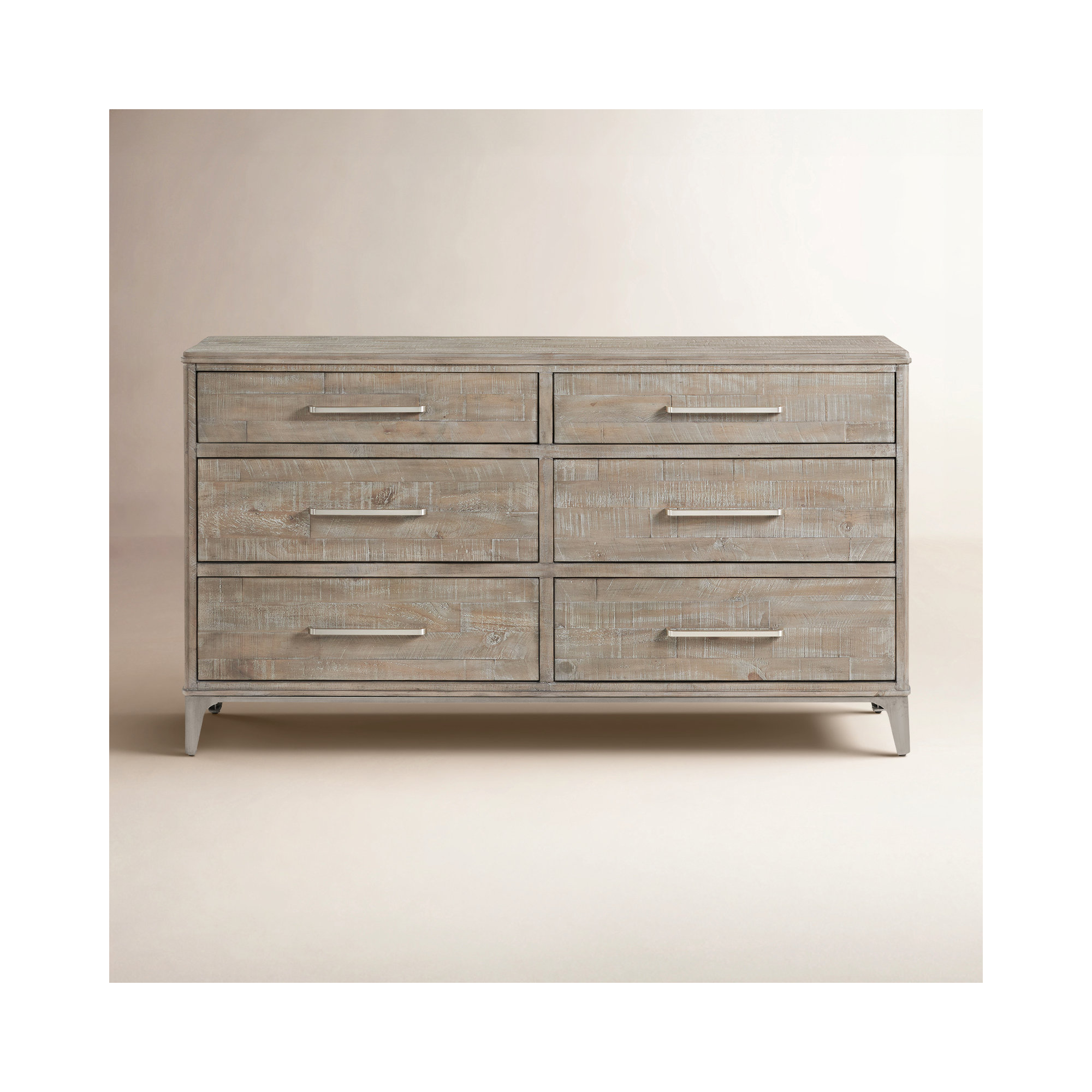 Mauve 6 - Drawer Double Dresser, Hazelwood