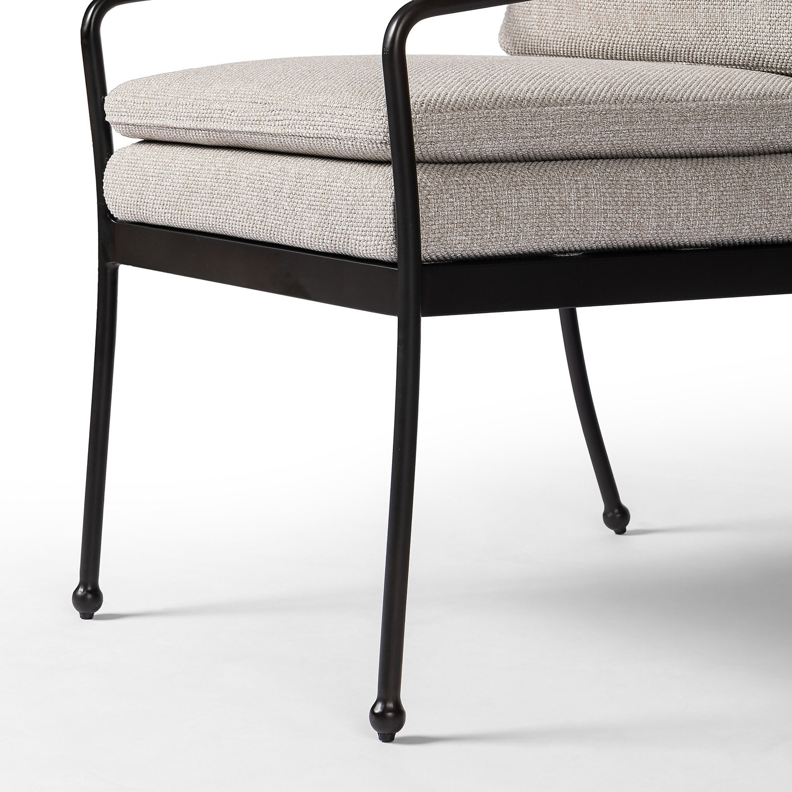 Johnnie Aluminum Patio Armchair