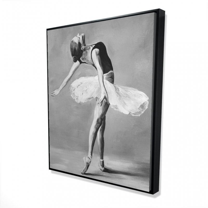 Classic Ballet Dancer Print On Canvas