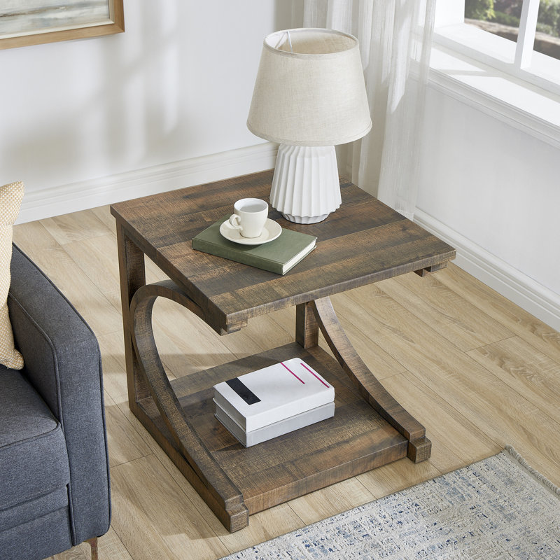 Unique Coffee Table For Living Room, Kitchen, Brown