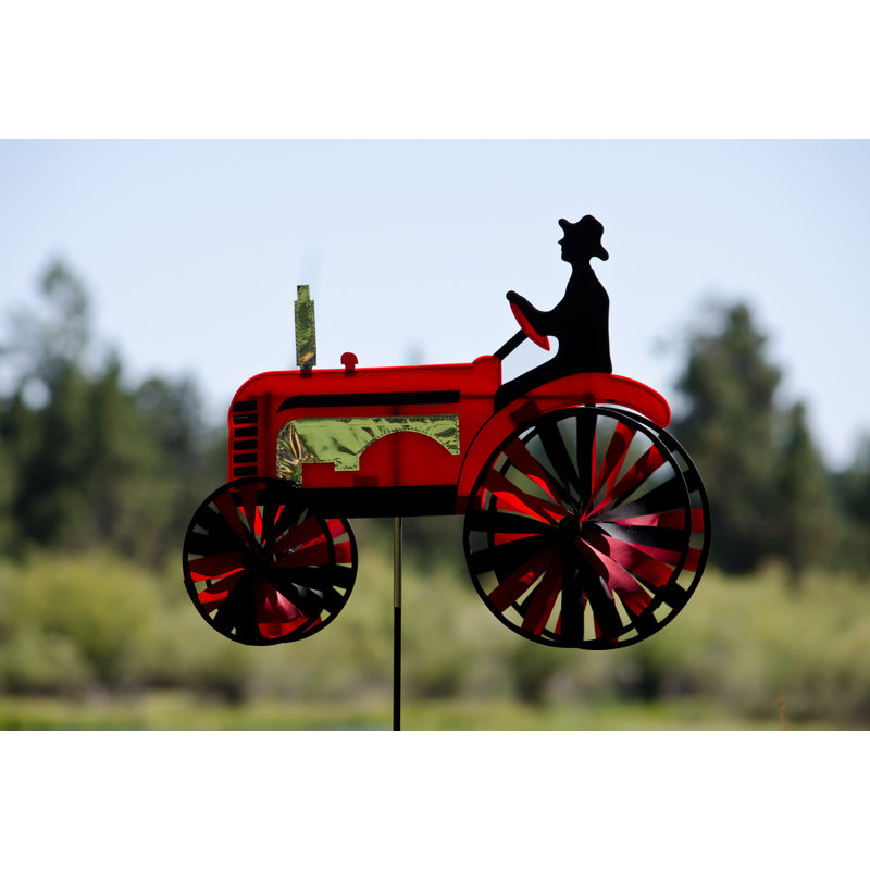 Rouleau de tracteur 24 po Vibbert, Rouge