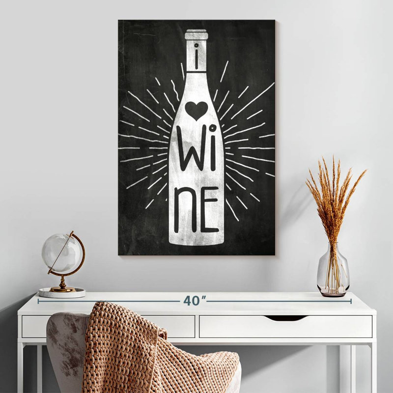 Tergel Love Wine, 30" H x 20" W
